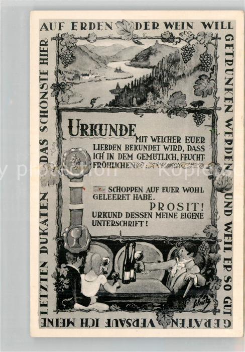 Wein Urkunde