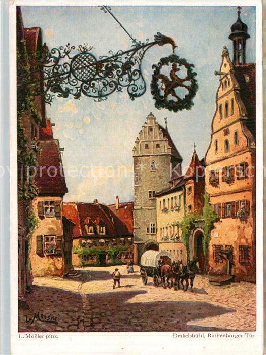 Moessler L. Dinkelsbühl Rothenburger Tor