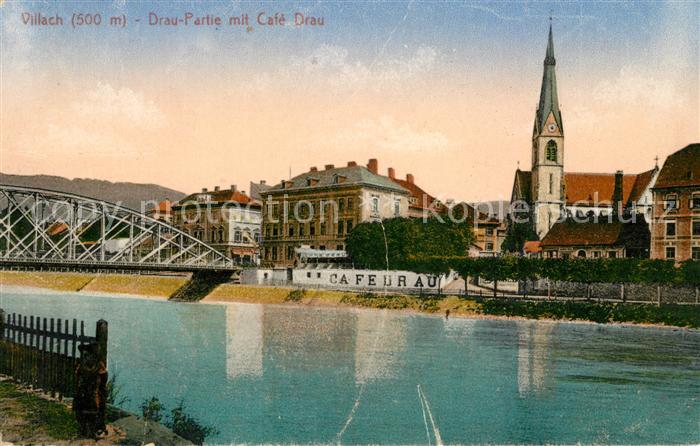 Villach Kaernten Drau Cafe