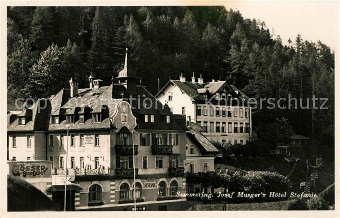 Semmering Niederoesterreich Joses Musgers Hotel Stefanie