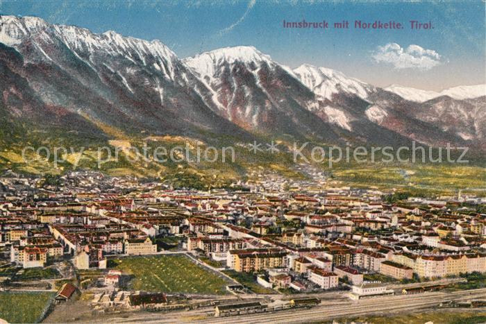 Innsbruck Panorama Nordkette