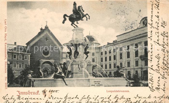 Innsbruck Leopoldsbrunnen