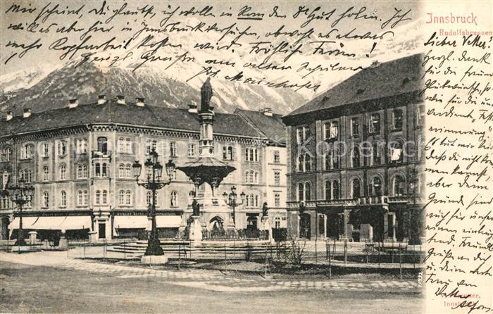 Innsbruck Rudolfsbrunnen