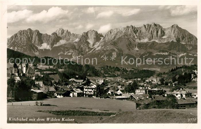 Kitzbuehel Tirol Panorama Wilder Kaiser