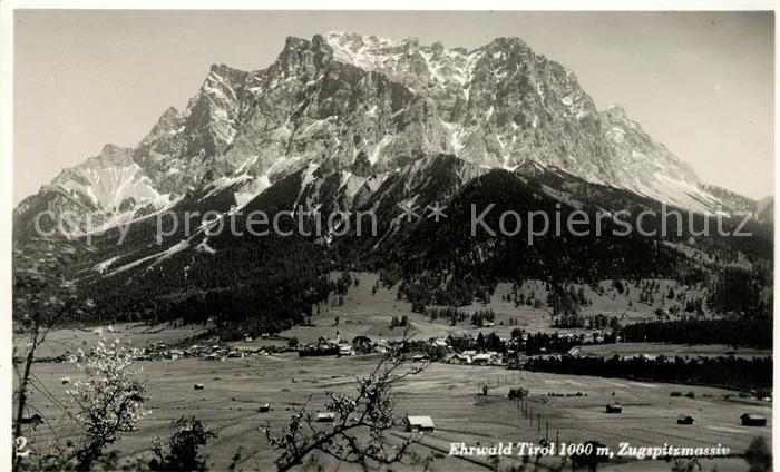Ehrwald Tirol Zugspitzmassiv