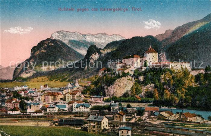 Kufstein Tirol Panorama Kaisergebirge
