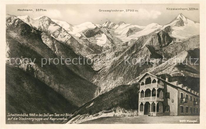 Schmittenhoehe Glocknergruppe Kaprunertal