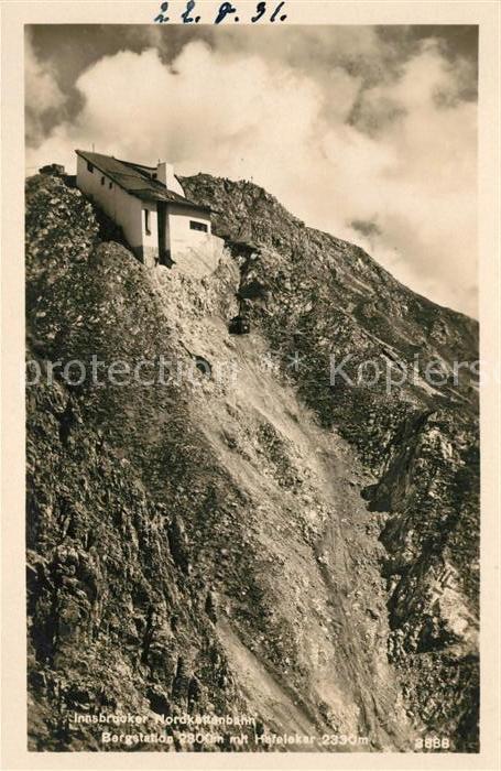 Nordkettenbahn Innsbruck Panorama Bergstation Haefelekar