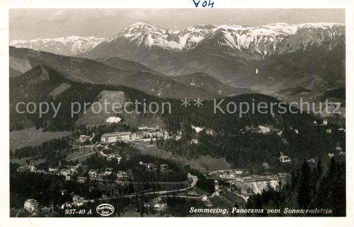 Semmering Niederoesterreich Panorama
