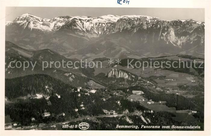Semmering Niederoesterreich Panorama