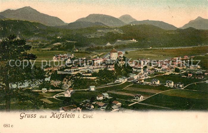 Kufstein Tirol Panorama Schloss