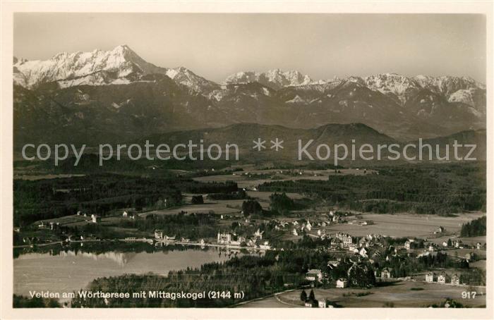 Velden Woerthersee Mittagskogel Panorama