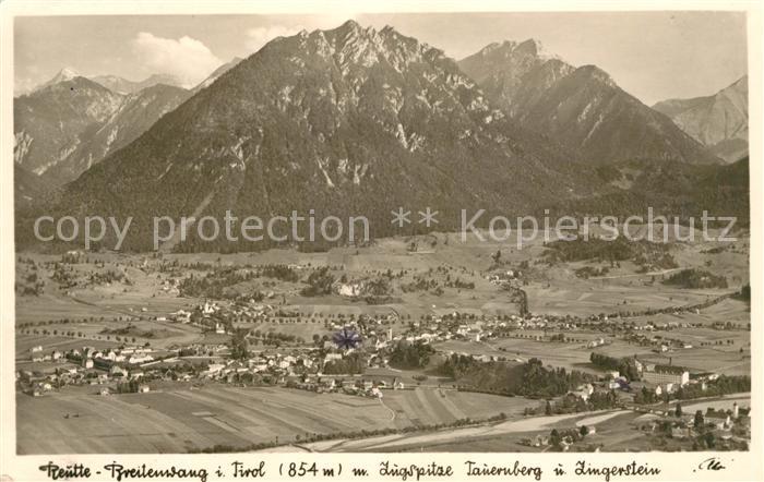 Reutte Tirol Panorama Zugspitze