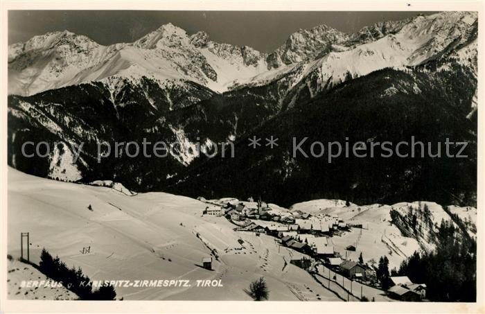Serfaus Tirol Zirmesspitz Winter