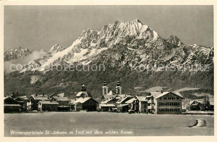 Johann Tirol Sankt Wilden Kaiser Winter