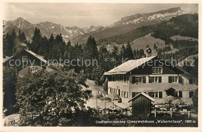 Walserschanz Kleinwalsertal Grenzwirtshaus