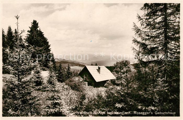 Krieglach Steiermark Waldheim Rosegger Geburtshaus