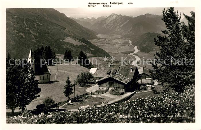 Moesern Kirche Parseierspitze Tschirgant Stams
