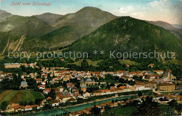 Bad Ischl Salzkammergut Panorama Siriuskogl