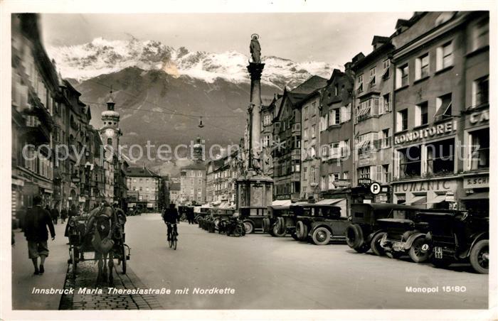 Innsbruck Maria Theresiastrasse Nordkette
