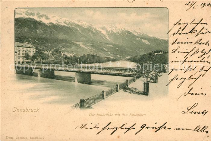Innsbruck Innbruecke Kalkalpen