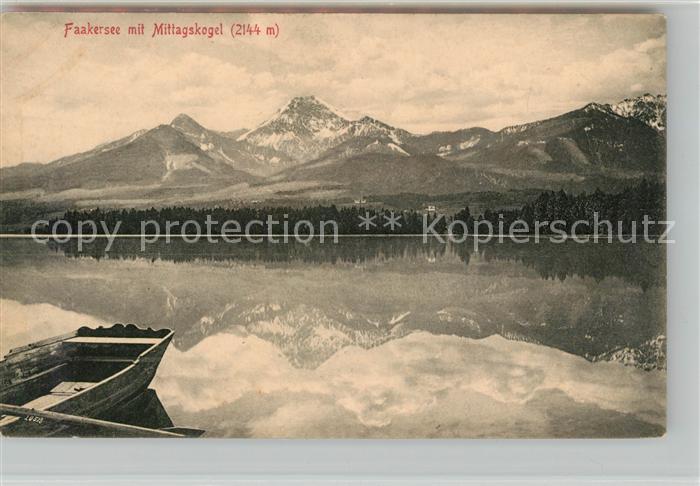 Faakersee Mittagskogel Panorama