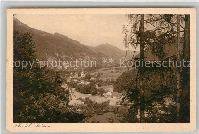 Gruenau Almtal Panorama