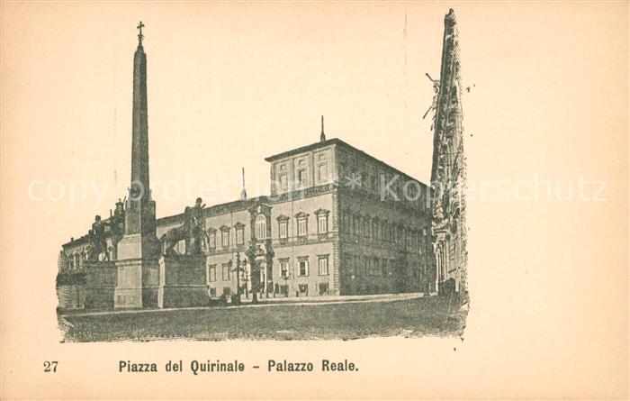 Roma Rom Piazza del Quirinale Palazzo Reale