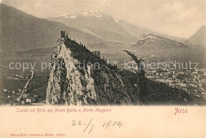 Arco Trentino Castell Monte Baldo Monte Maggiore