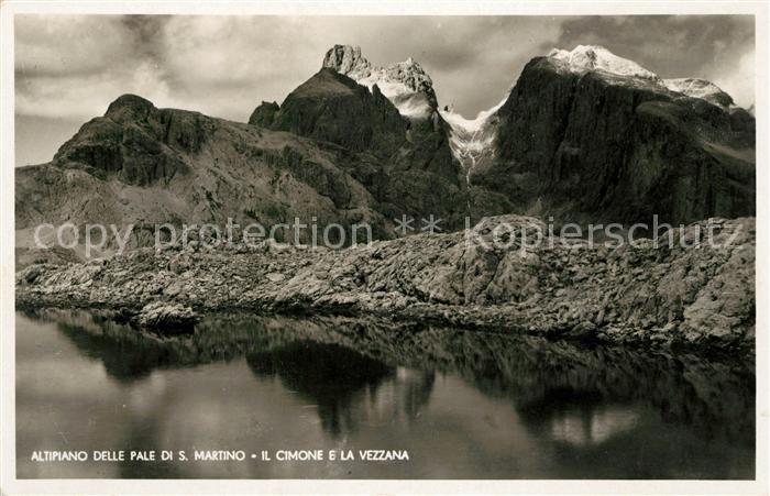 San Martino di Castrozza Altipiano delle Pale Cimone e La Vezzana