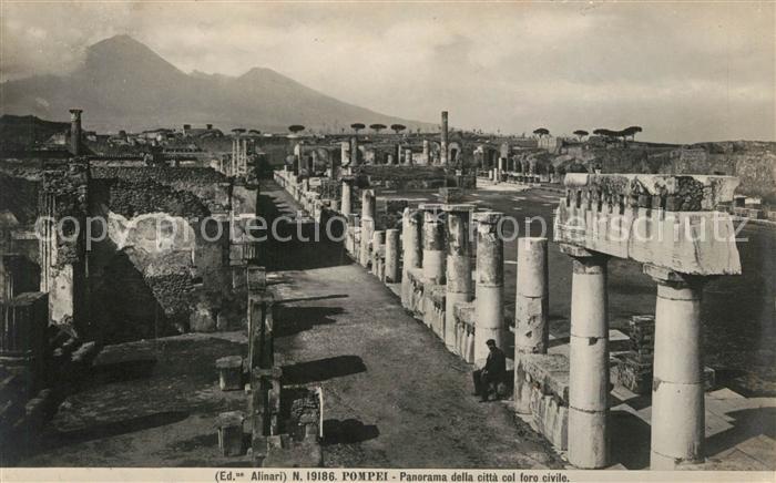 Pompei Panorama Ruine