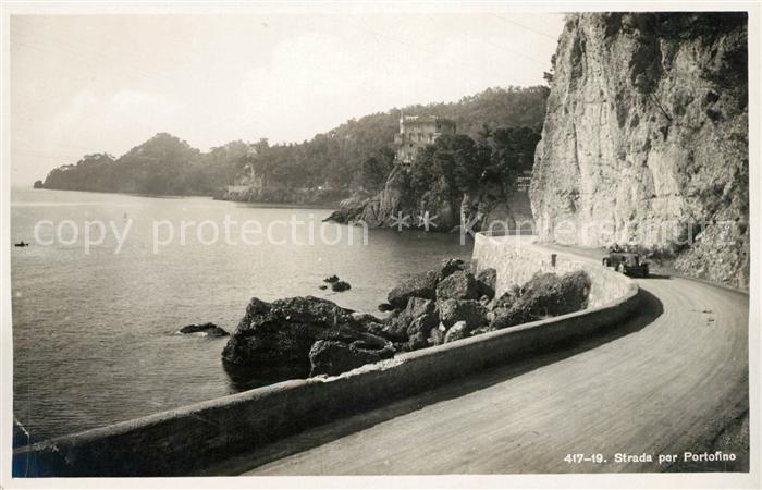 Portofino Liguria Strasse