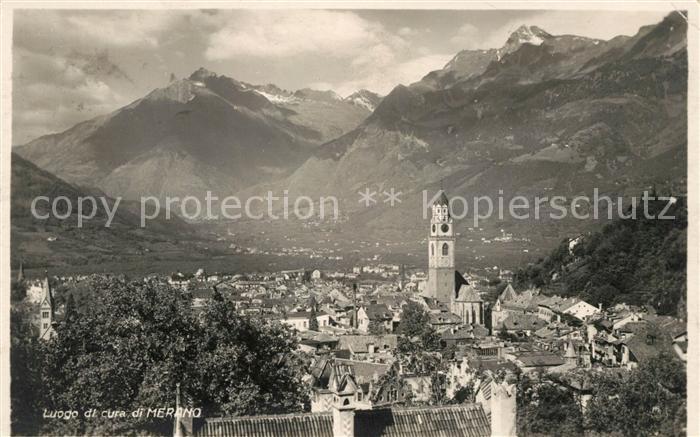 Merano Meran Kirche Panorama