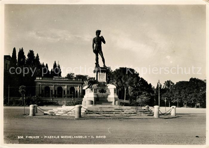 Firenze Florenz Piazzale Michelangelo David