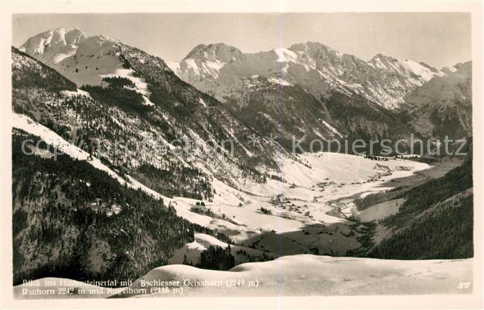 Hintersteinertal mit Geisshorn Rauhorn und Kugelhorn