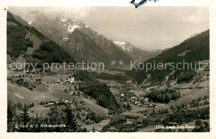 Dalaas Arlbergstrasse Alpenpanorama