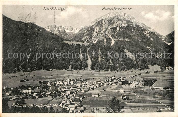 Fulpmes Tirol Fliegeraufnahme Stubaital Kakkoegli Ampferstein