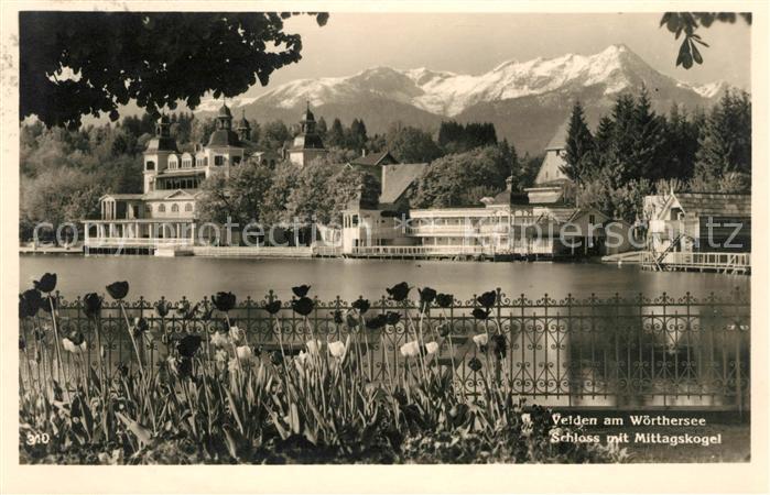 Velden Woerthersee Schloss mir Mittagskogel