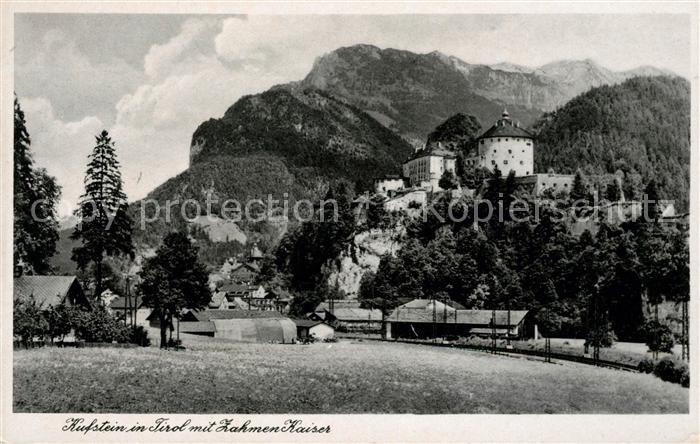 Kufstein Tirol mit Zahmen Kaiser