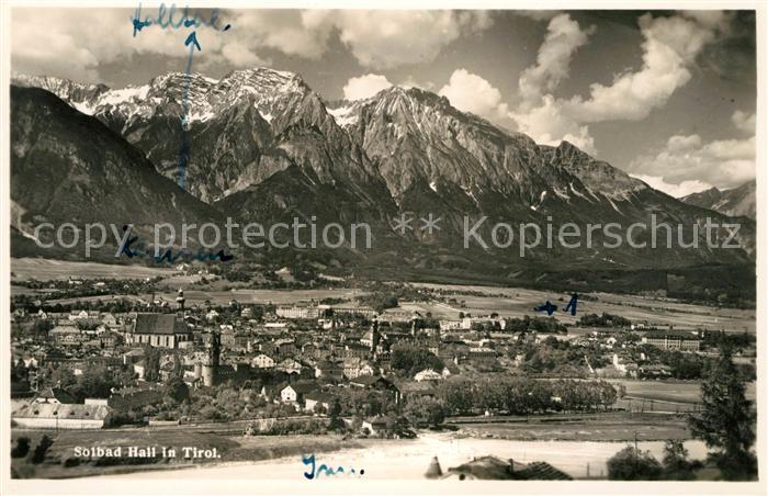 Hall Tirol Fliegeraufnahme Solbad