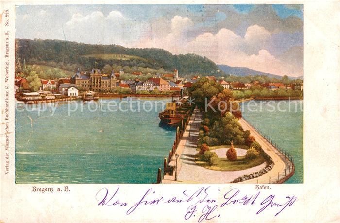 Bregenz Bodensee Partie am See