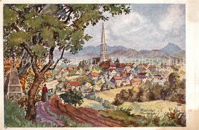 Bad Hall Oberoesterreich Kuenstlerkarte