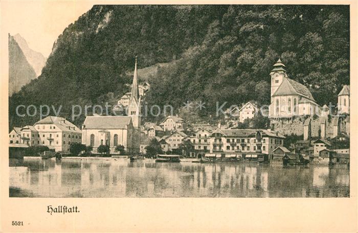 Hallstatt Austria Partie am See