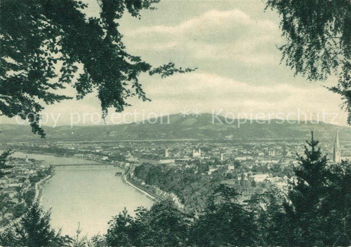 Linz Donau Totale vom Freinberg