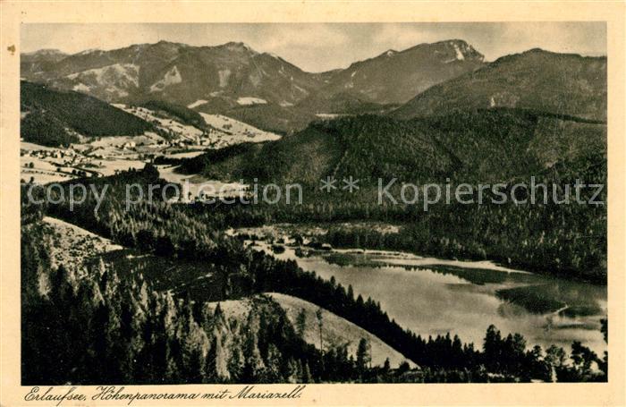 Mariazell Steiermark Hoehenpanorama See