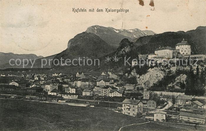 Kufstein Tirol Panorama Kaisergebirge