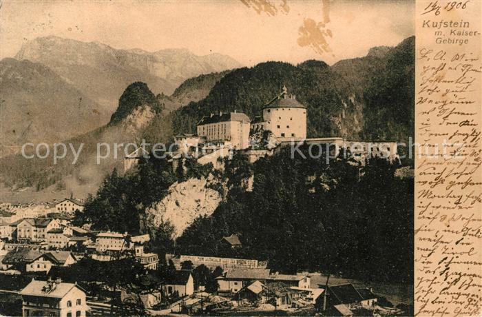 Kufstein Tirol Kaisergebirge Panorama