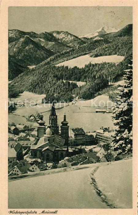 Mariazell Steiermark Panorama Winter