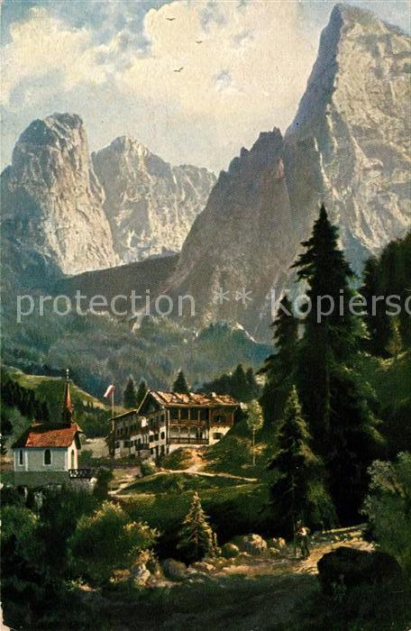Hinterbaerenbad Panorama Alpen
