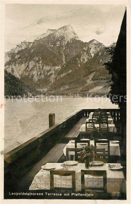 Leoben Leopoldsteinersee Terrasse Pfaffenstein